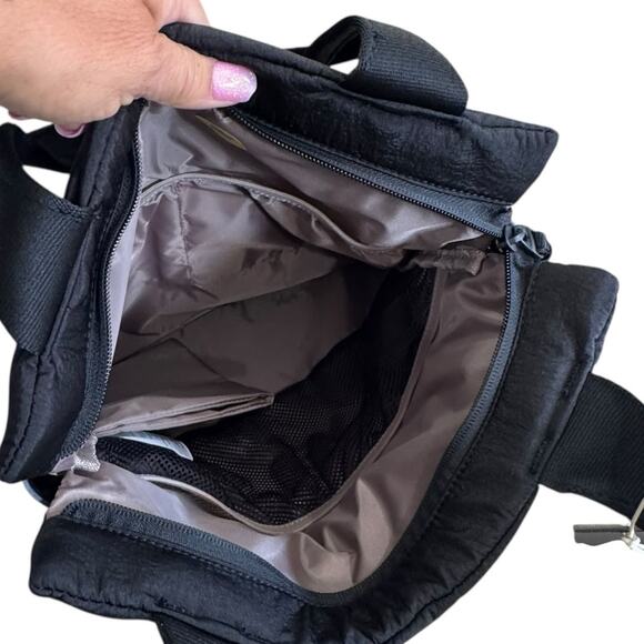 Adidas Black Favorite Tote Bag KUL08 Backpack with Rope Detail NEW - Picture 6 of 12